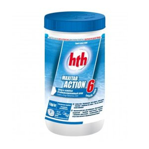 HTH Двухслойная таблетка – быстрый и медленный хлор (6 в 1) 1 кг  K801792H1