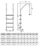 Лестница 5 ступеней Emaux NSL515-S AISI-304 (88076504) купить в Самаре